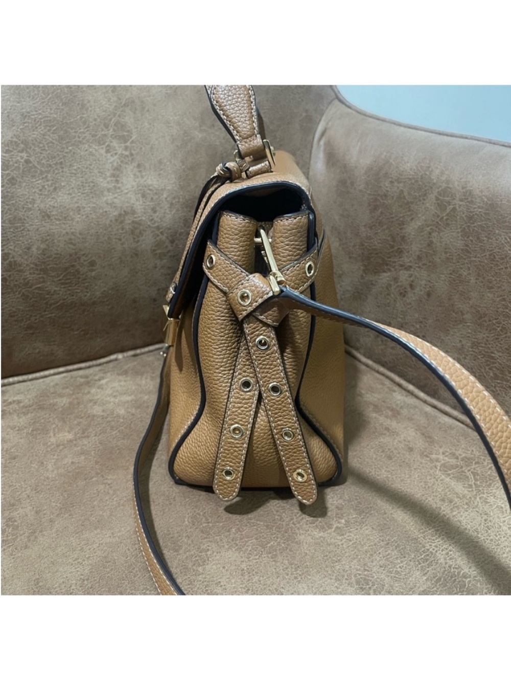 🧸Michael Kors Pebbled Leather Satchel - Picture 3 of 9